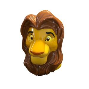 Disney Lion King Adult Simba Hard Plastic Cup/container 16oz